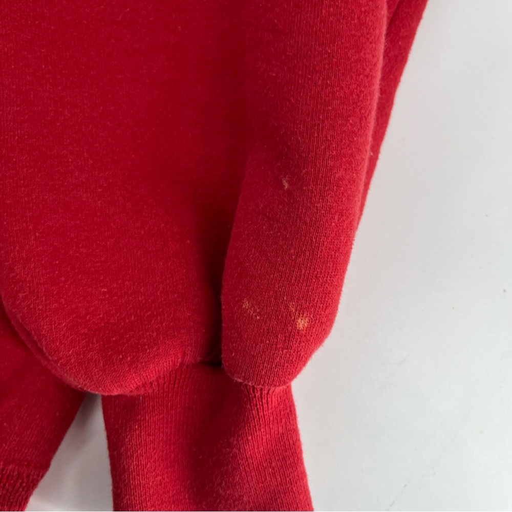 Vintage Russell Sweatshirt Men XL Red Crewneck 90s USA Kanye West Pullover Blank - Picture 4 of 11